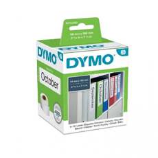 Самоклеящаяся термоэтикетка для принтеров Dymo Label Writer, на корешок папки-регистратора, 190 мм x 59 мм, 110 шт/рулон (DYMO99019)